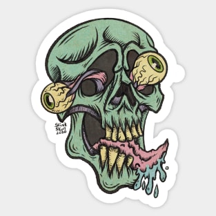 Eyeball skeleton Sticker